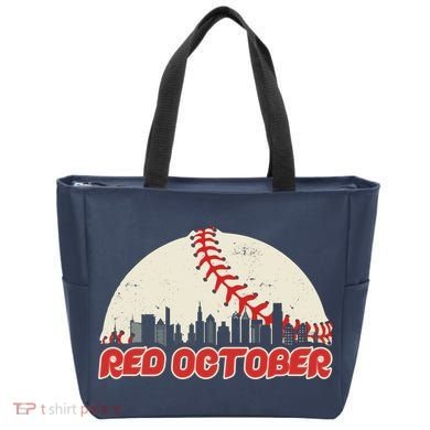 Red October Philadelphia Baseball Tote Bag