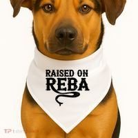 Raised On Reba Team Reba USA-Made Doggie Bandana thumb 1