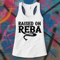 Raised On Reba Team Reba Women's Tank Top thumb 3
