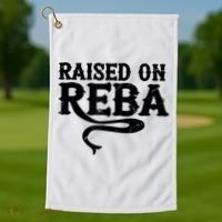 Raised On Reba Team Reba Golf Towel thumb 1