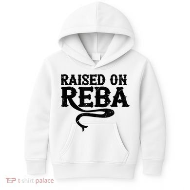 Raised On Reba Team Reba Kids Hoodie