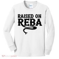 Raised On Reba Team Reba Kids Long Sleeve Shirt thumb 0