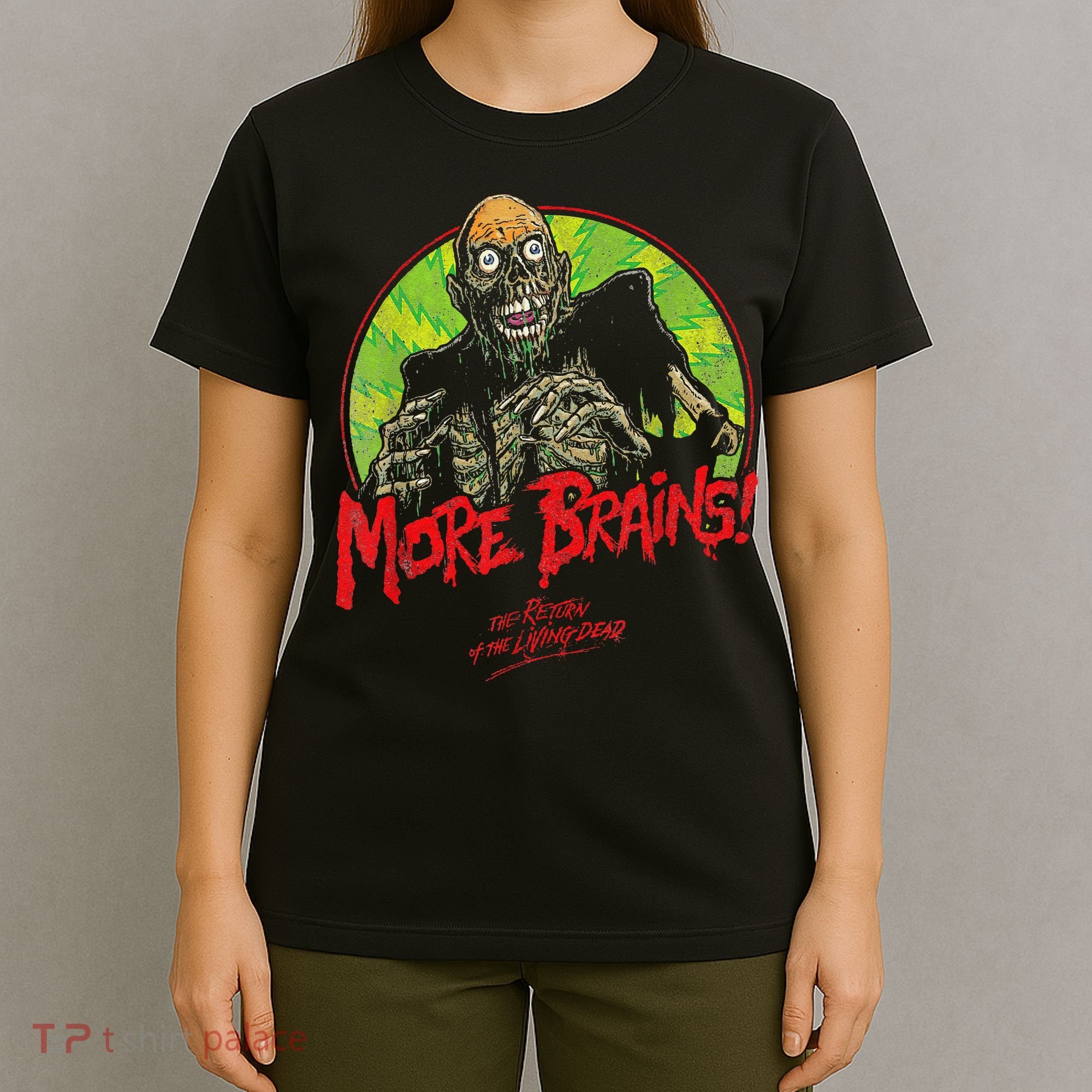 Return Of Retro The Living Scary Dead Tarman Zombies T-Shirt