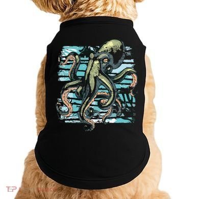 Retro Octopus Doggie Tank