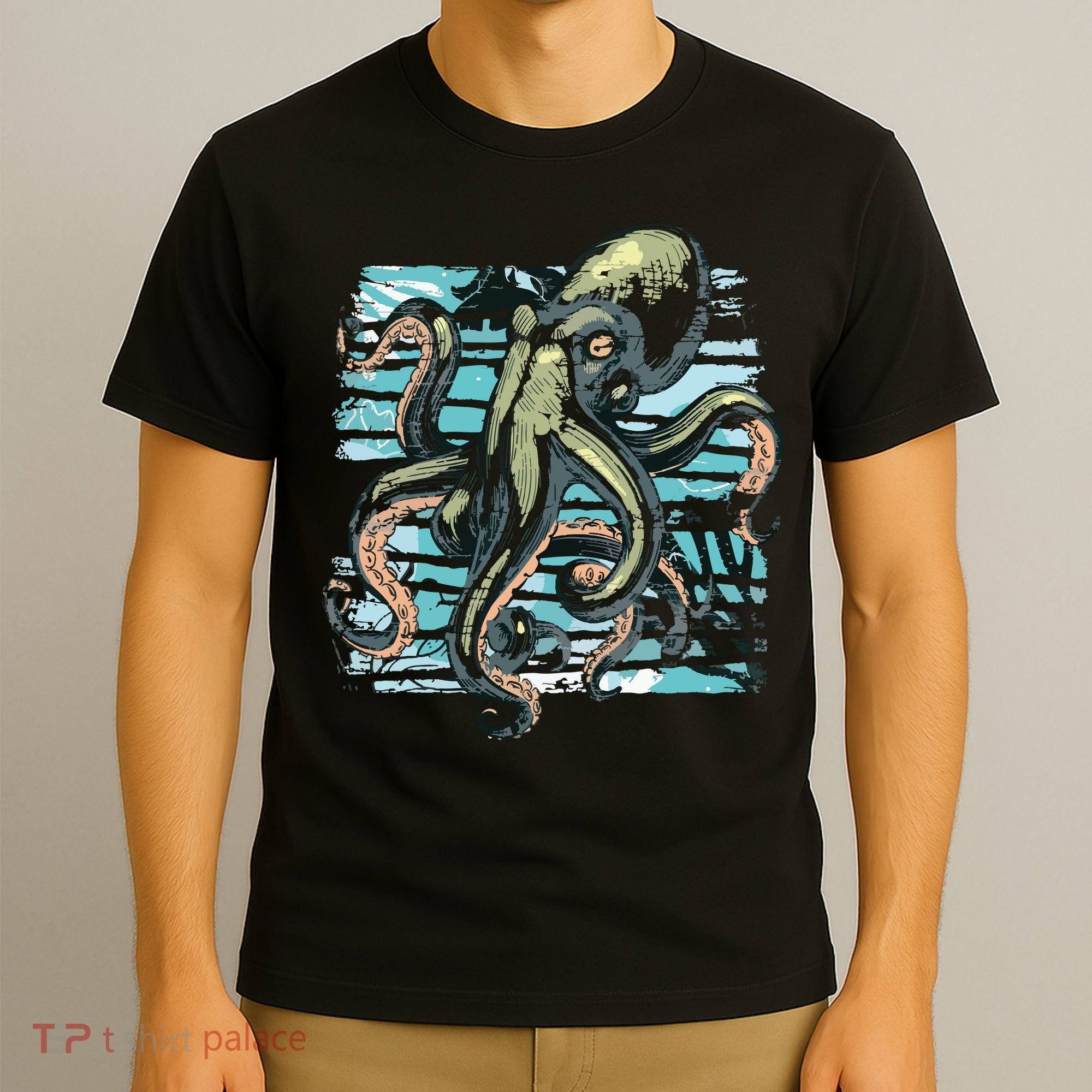 Retro Octopus T-Shirt