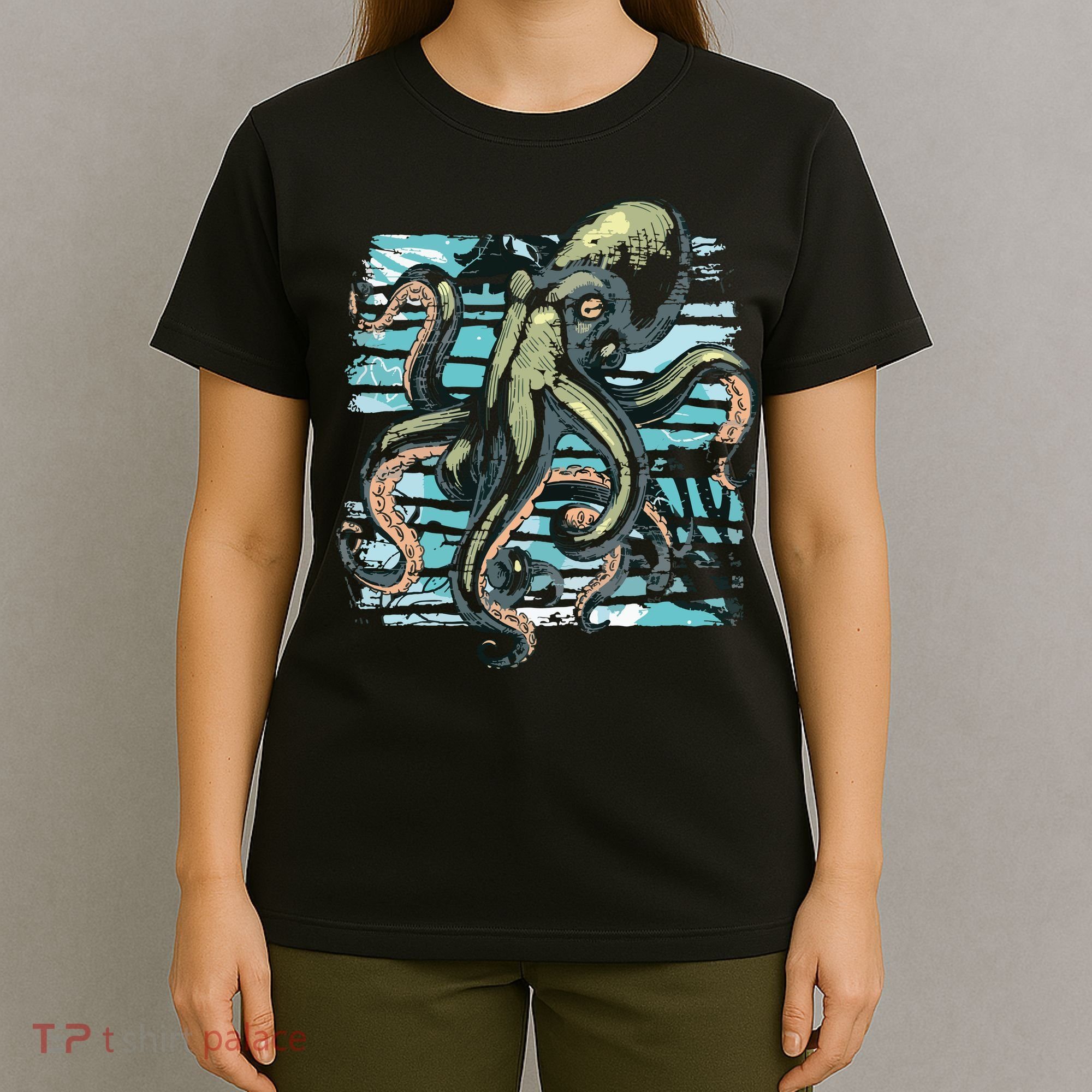 Retro Octopus T-Shirt