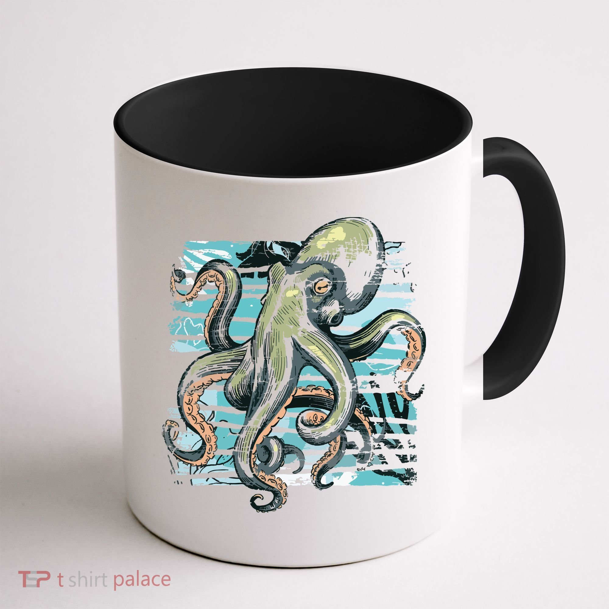 Retro Octopus Coffee Mug