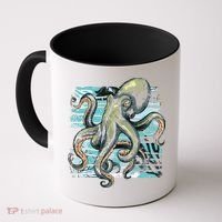 Retro Octopus Coffee Mug thumb 0