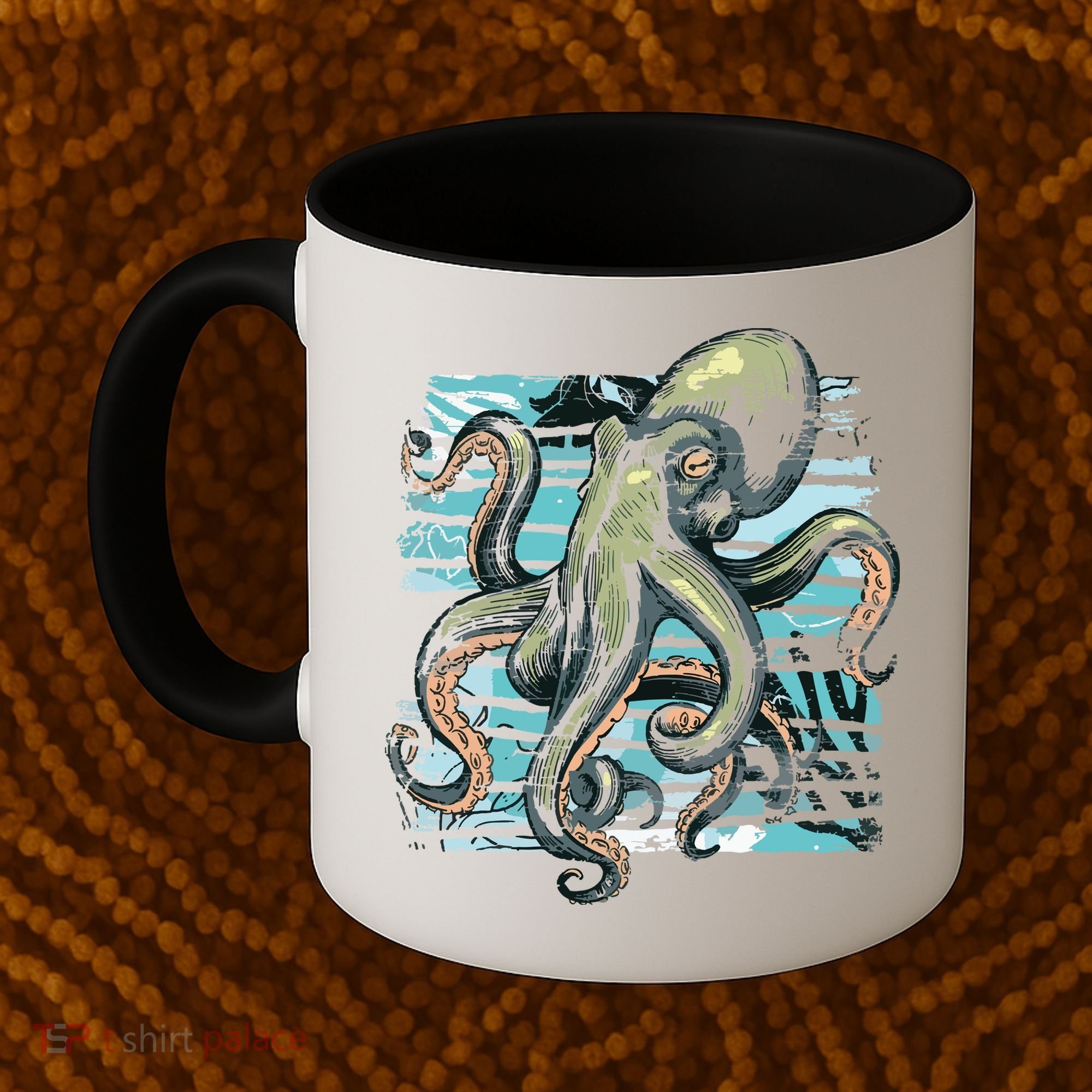 Retro Octopus Coffee Mug