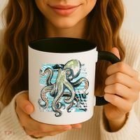 Retro Octopus Coffee Mug thumb 3