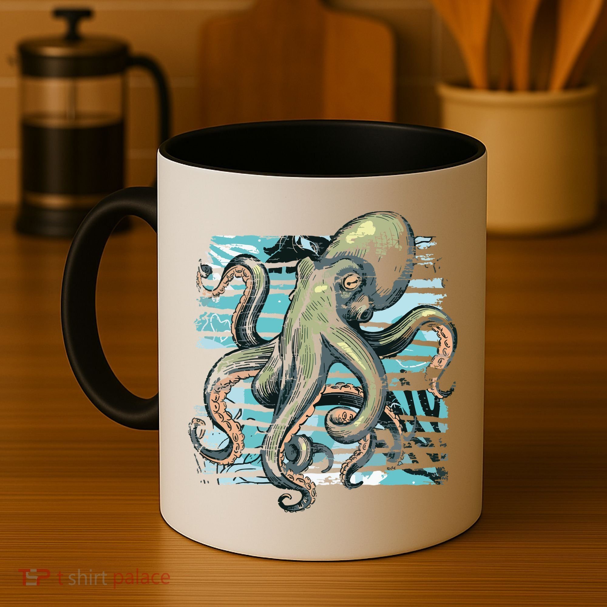 Retro Octopus Coffee Mug