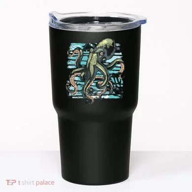 Retro Octopus Tumbler
