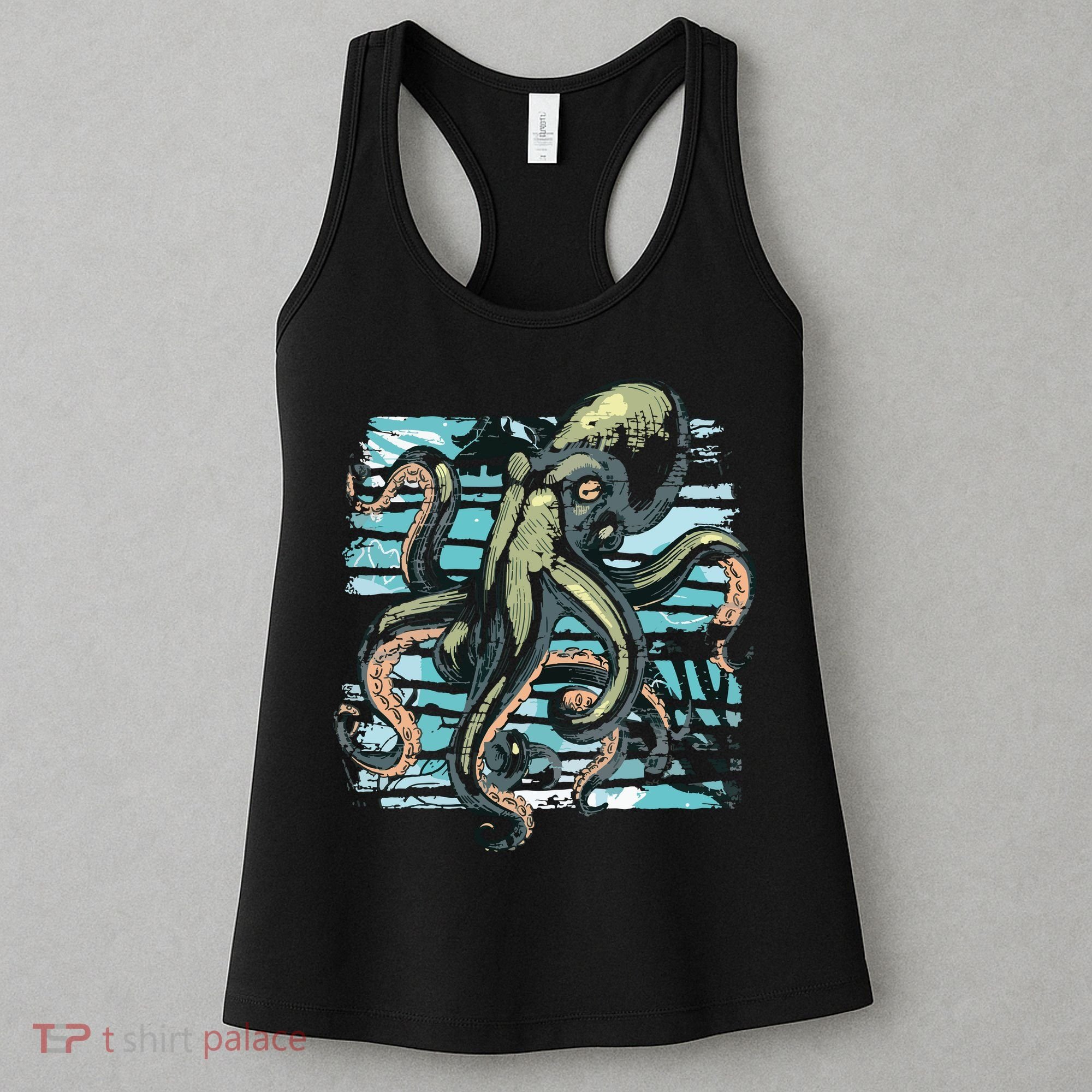 Retro Octopus Women's Tank Top