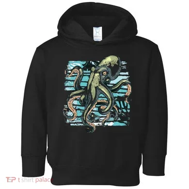 Retro Octopus Toddler Hoodie
