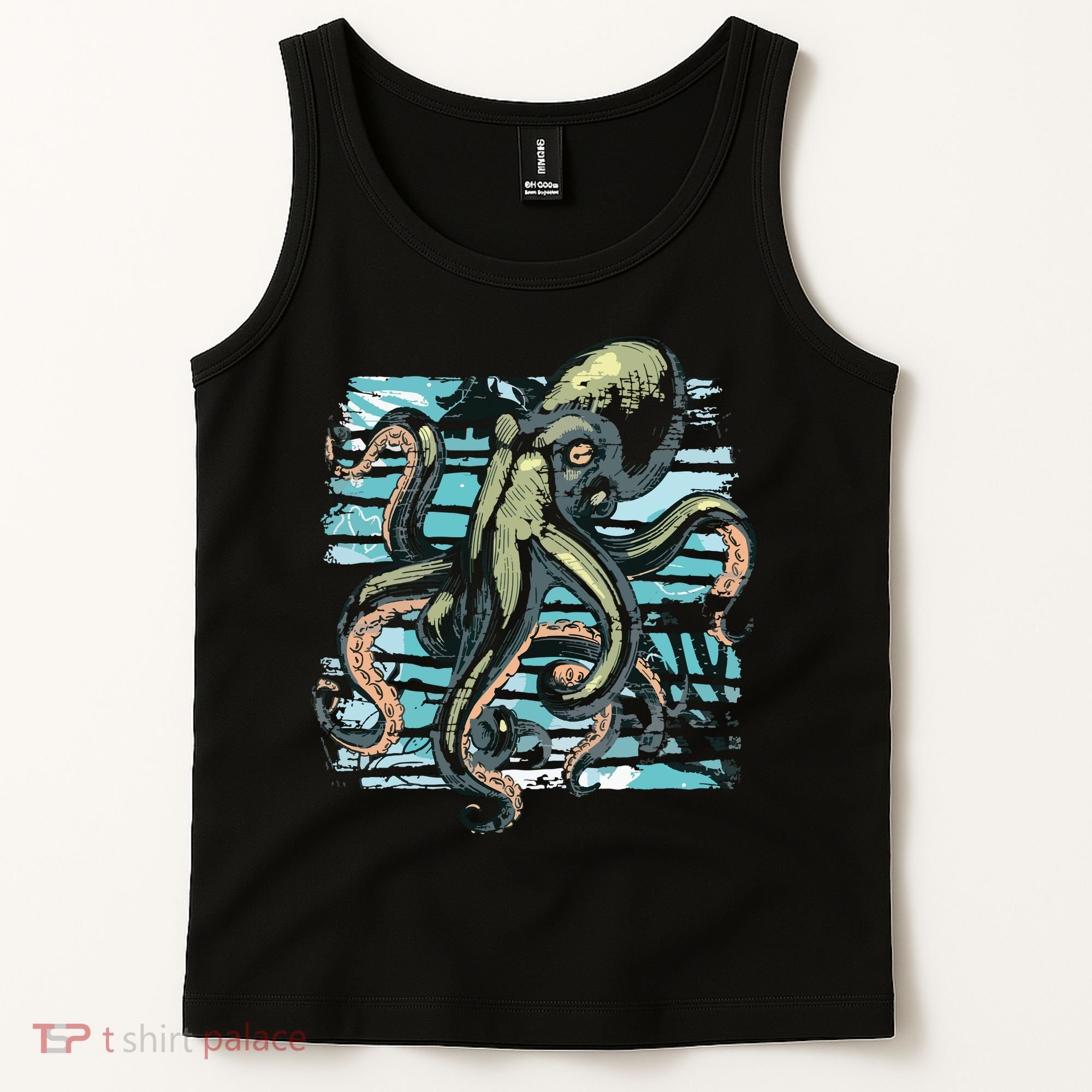 Retro Octopus Tank Top