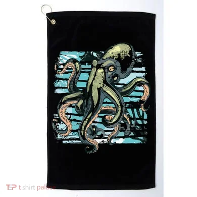 Retro Octopus Golf Towel