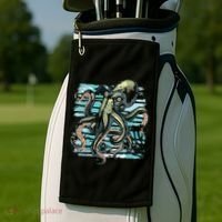 Retro Octopus Golf Towel thumb 2