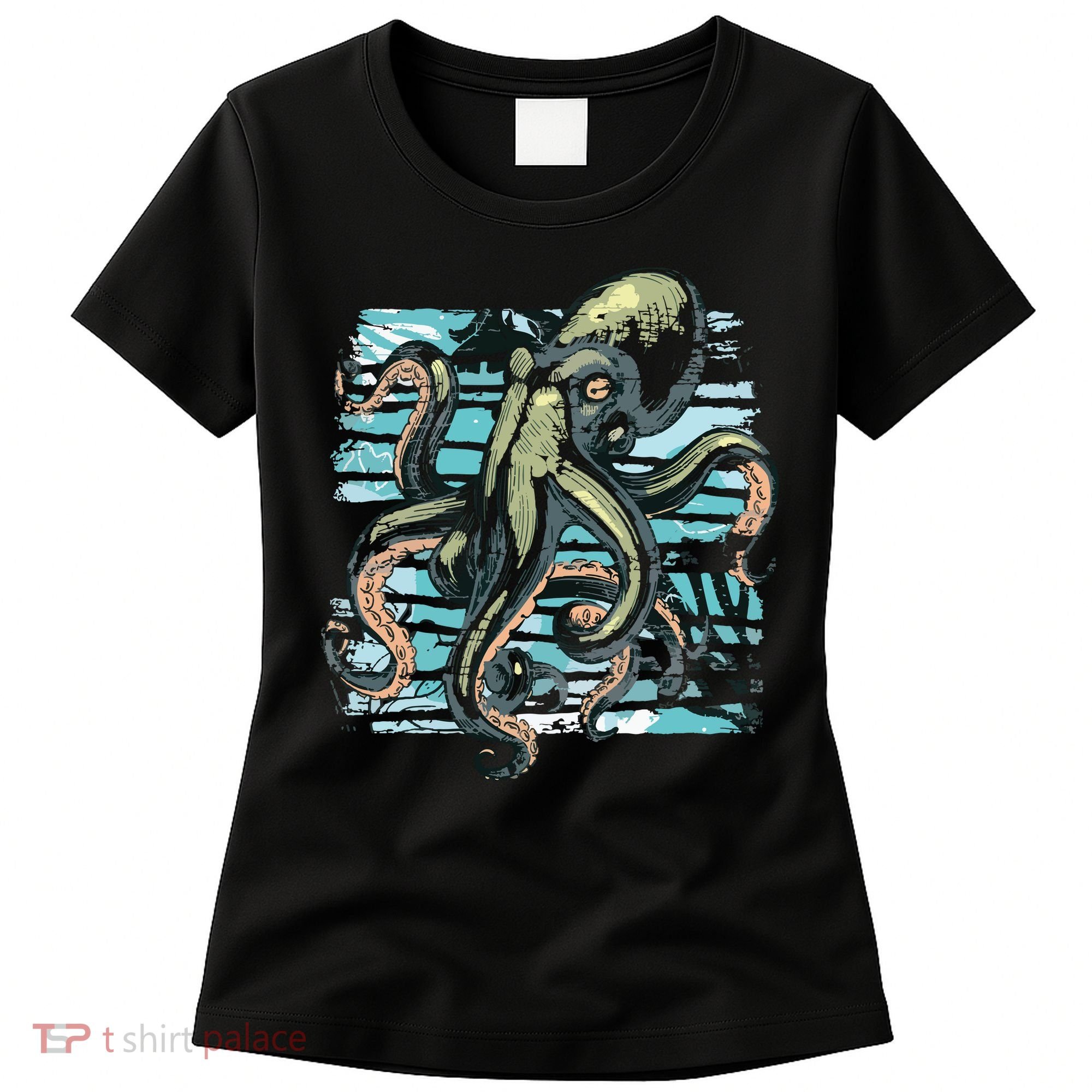 Retro Octopus Women's T-Shirt