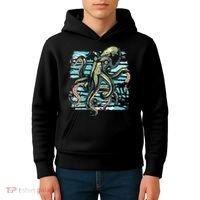 Retro Octopus Kids Hoodie thumb 4