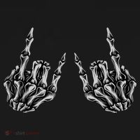 Rock On Rock Star Skeleton Hands Apron thumb 3