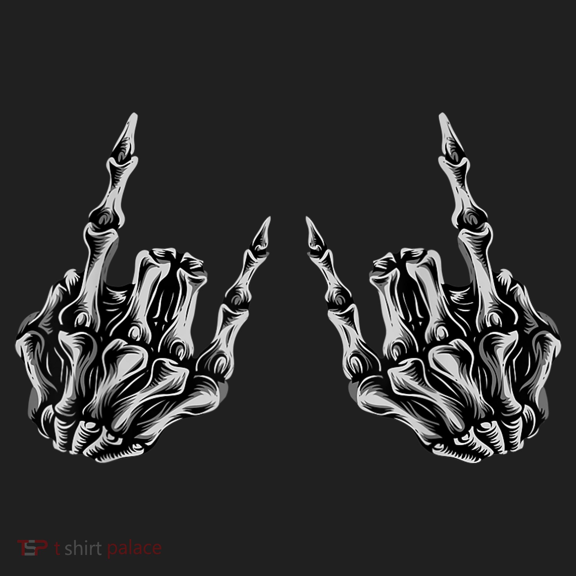 Rock On Rock Star Skeleton Hands Hat