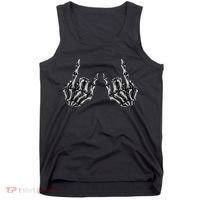 Rock On Rock Star Skeleton Hands Tank Top thumb 0