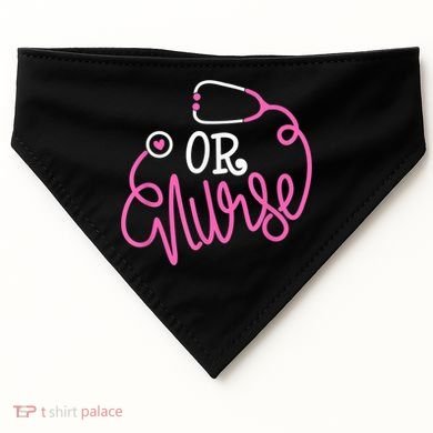 Registered Operating Room Nursing Stethoscope OR Nurse USA-Made Doggie Bandana