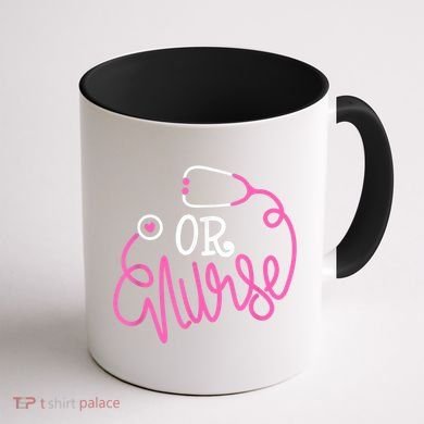 Registered Operating Room Nursing Stethoscope OR Nurse Coffee Mug back
