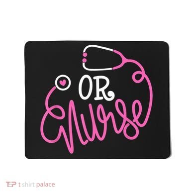 Registered Operating Room Nursing Stethoscope OR Nurse Mousepad