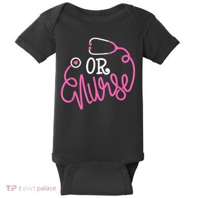 Registered Operating Room Nursing Stethoscope OR Nurse Baby Bodysuit