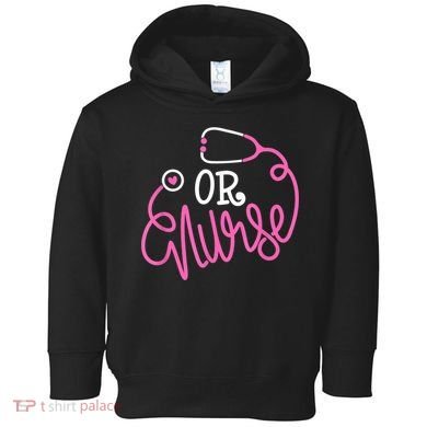 Registered Operating Room Nursing Stethoscope OR Nurse Toddler Hoodie