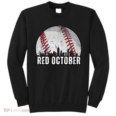 Red October Retro Vintage Sweatshirt