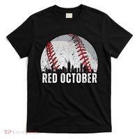 Red October Retro Vintage T-Shirt thumb 0