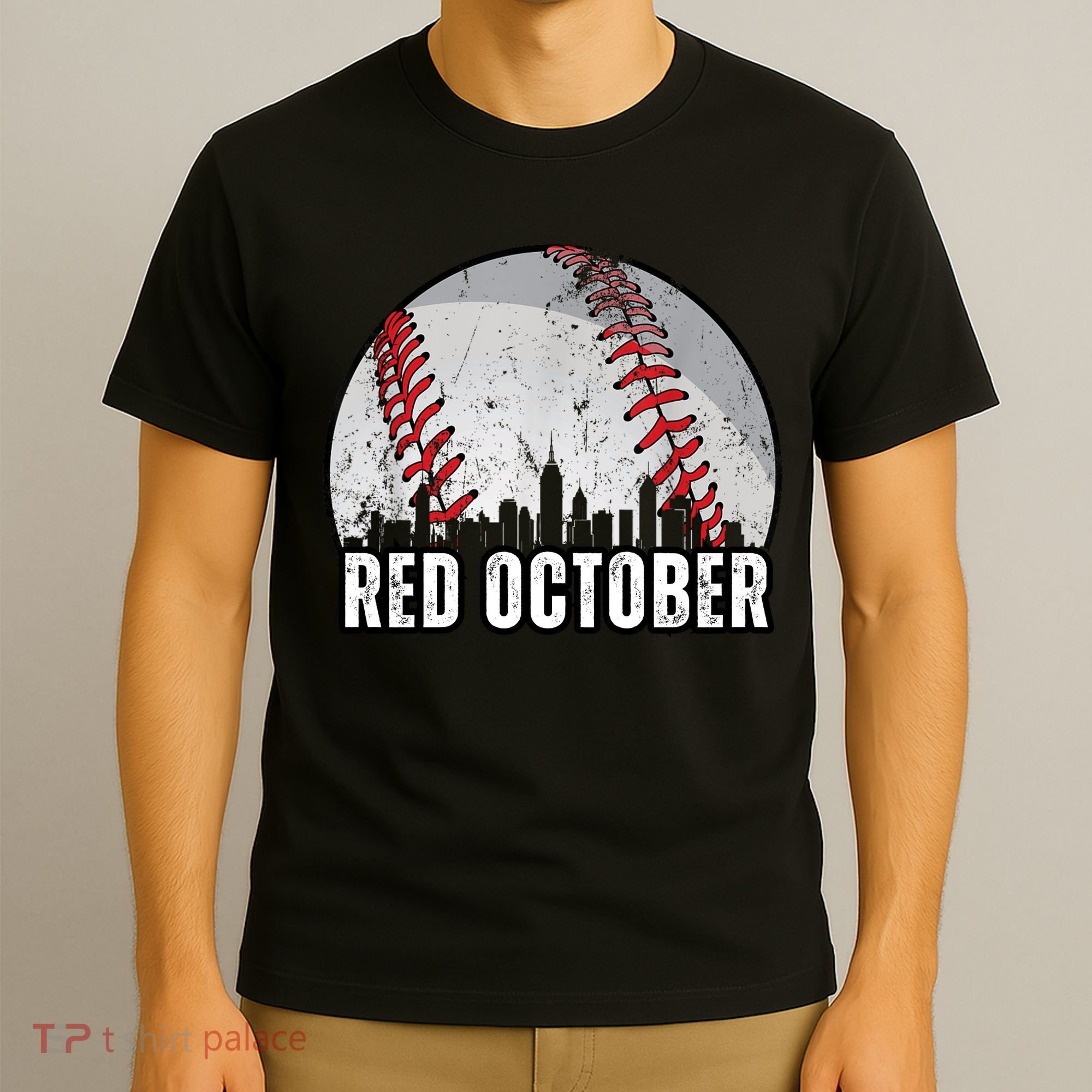Red October Retro Vintage T-Shirt