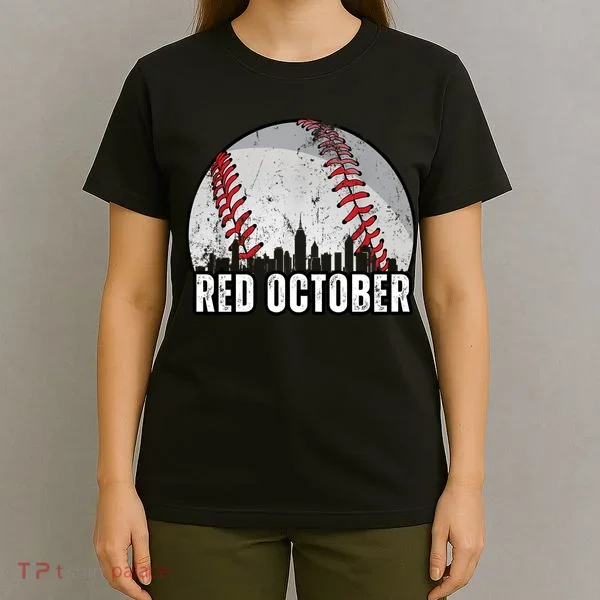 Red October Retro Vintage T-Shirt
