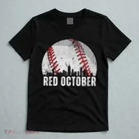 Red October Retro Vintage T-Shirt thumb 5