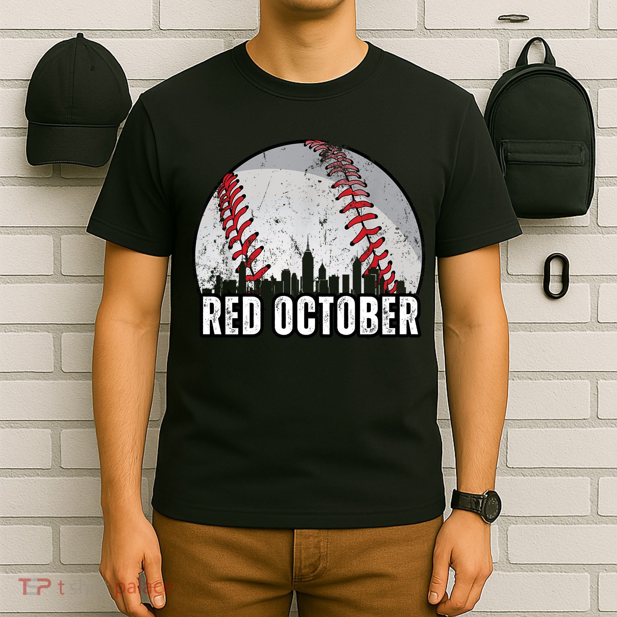 Red October Retro Vintage T-Shirt