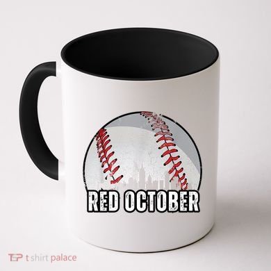 Red October Retro Vintage Coffee Mug