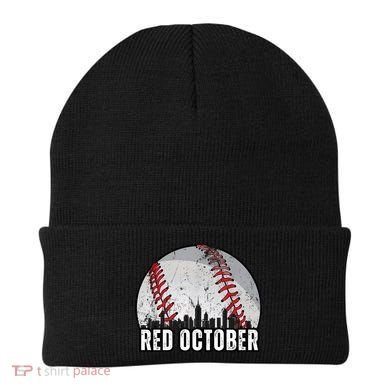 Red October Retro Vintage Beanie