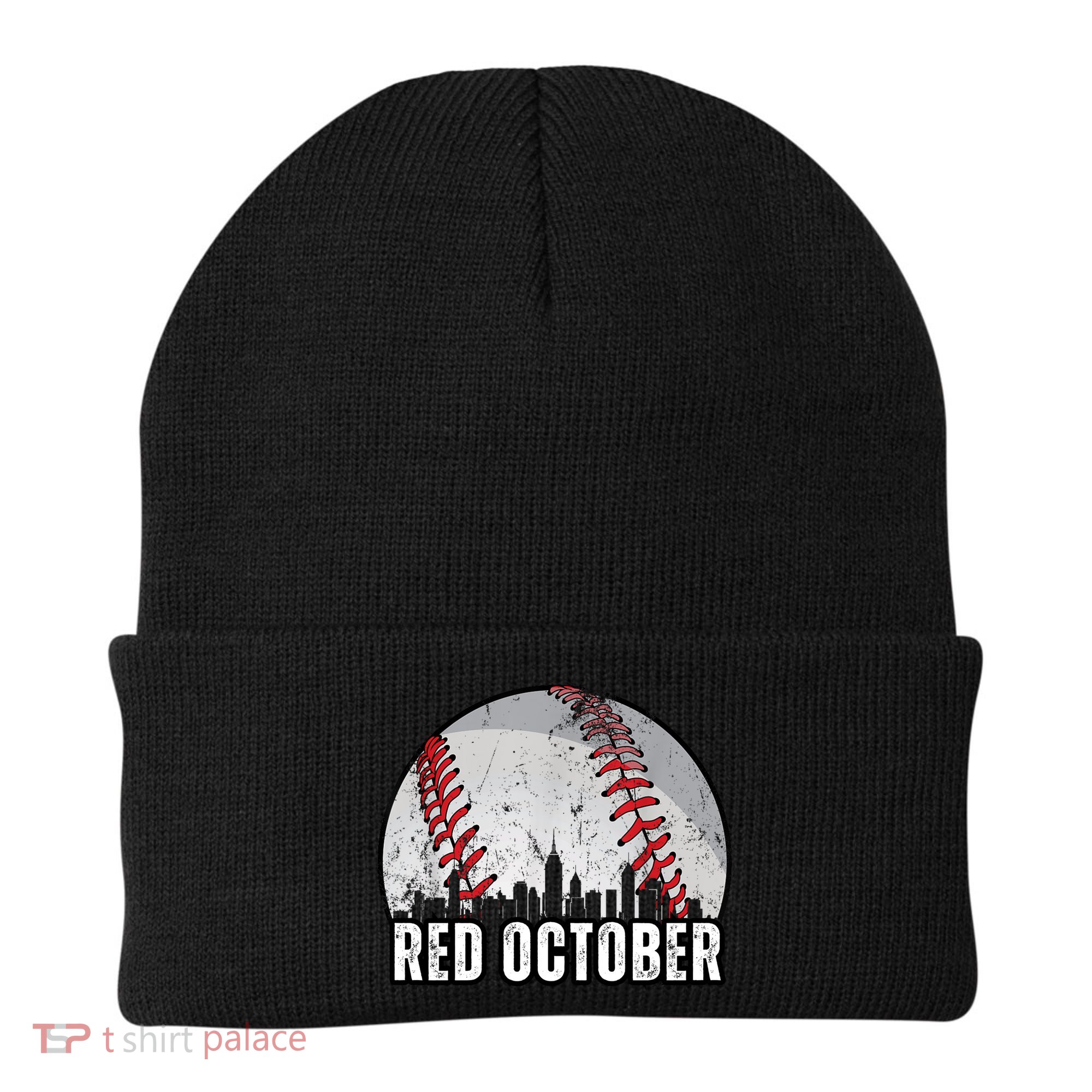 Red October Retro Vintage Beanie