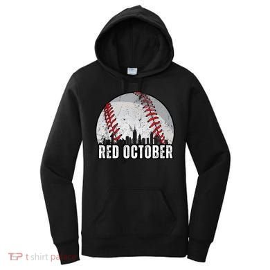 Red October Retro Vintage Women's Hoodie