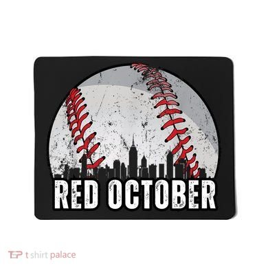 Red October Retro Vintage Mousepad