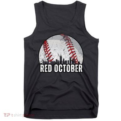 Red October Retro Vintage Tank Top