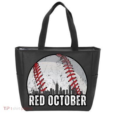 Red October Retro Vintage Tote Bag