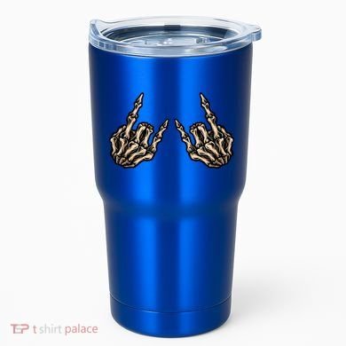 Rock On Rock Star Skeleton Hands Rock And Roll Music Vibes Meaningful Gift Tumbler