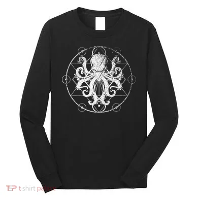 Retro Octopus Long Sleeve Shirt