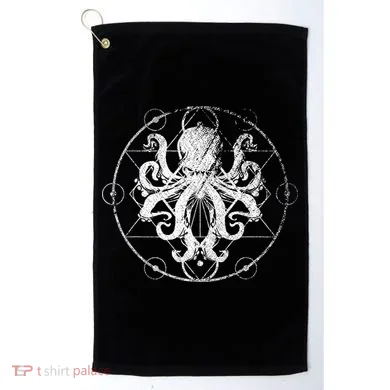 Retro Octopus Golf Towel