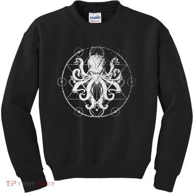 Retro Octopus Kids Sweatshirt