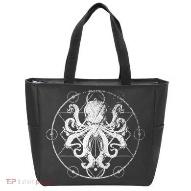 Retro Octopus Tote Bag