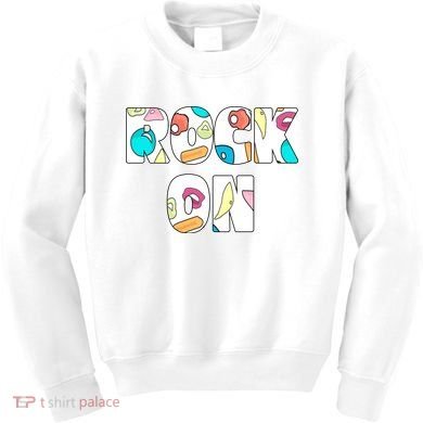 Rock On Rock Climbing Kids Sweatshirt
